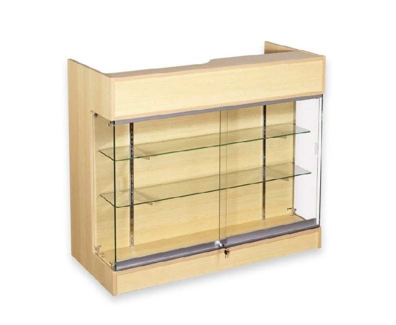 Ledgetop Glass Front Register Counter