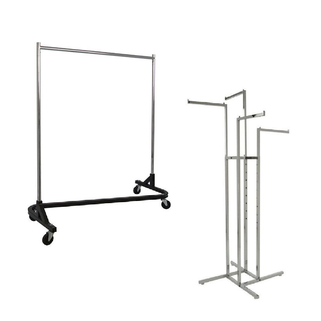 Heavy Duty Retail Clothes Rack | Made in USA | Now Displays