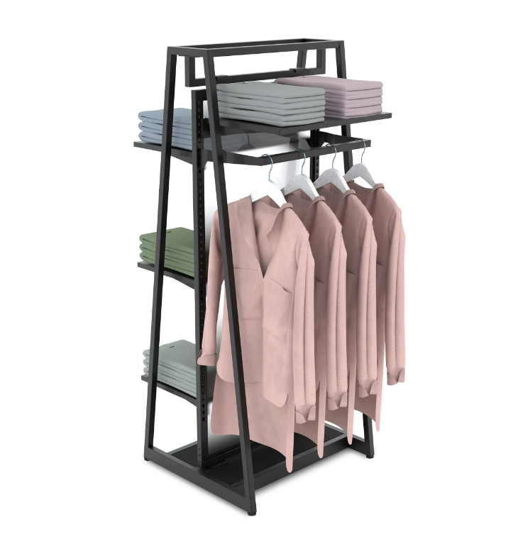 24”L Hanging and Shelving Floor Merchandiser System- Milano Kit 2