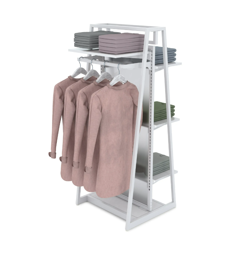 24”L Hanging and Shelving Floor Merchandiser System- Milano Kit 2