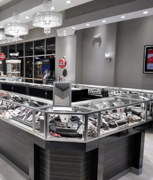 Glass Store Display Case | Retail Store Displays Fixtures | Now Displays