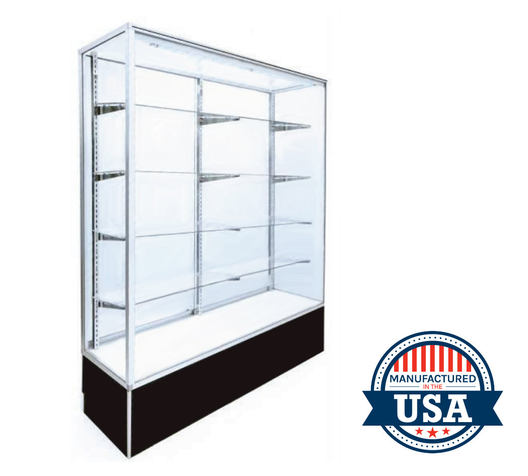 Silver Extra Vision Trophy Case- Fully Assembled