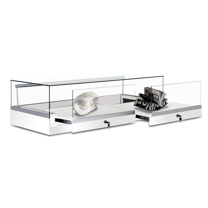 Frameless Tabletop Display- Pull Out Deck