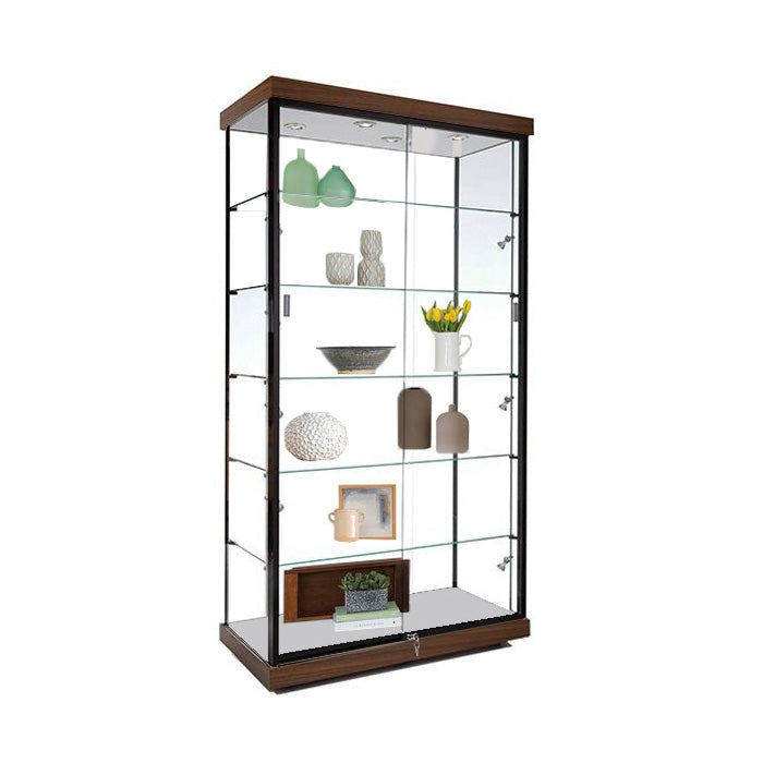 Four-Sided Glass Trophy Case- Basic
