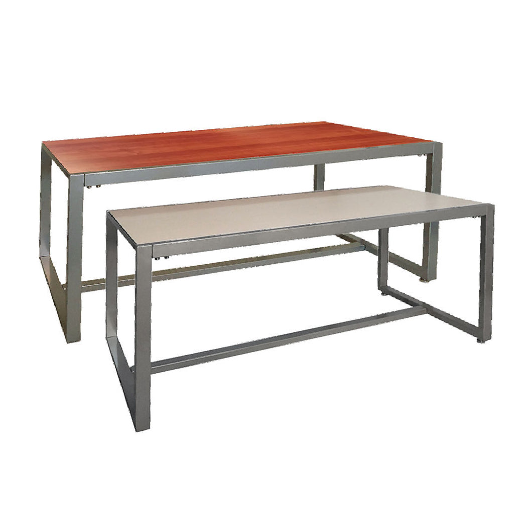 Cherry/Maple Reversible Top Nesting Table Set
