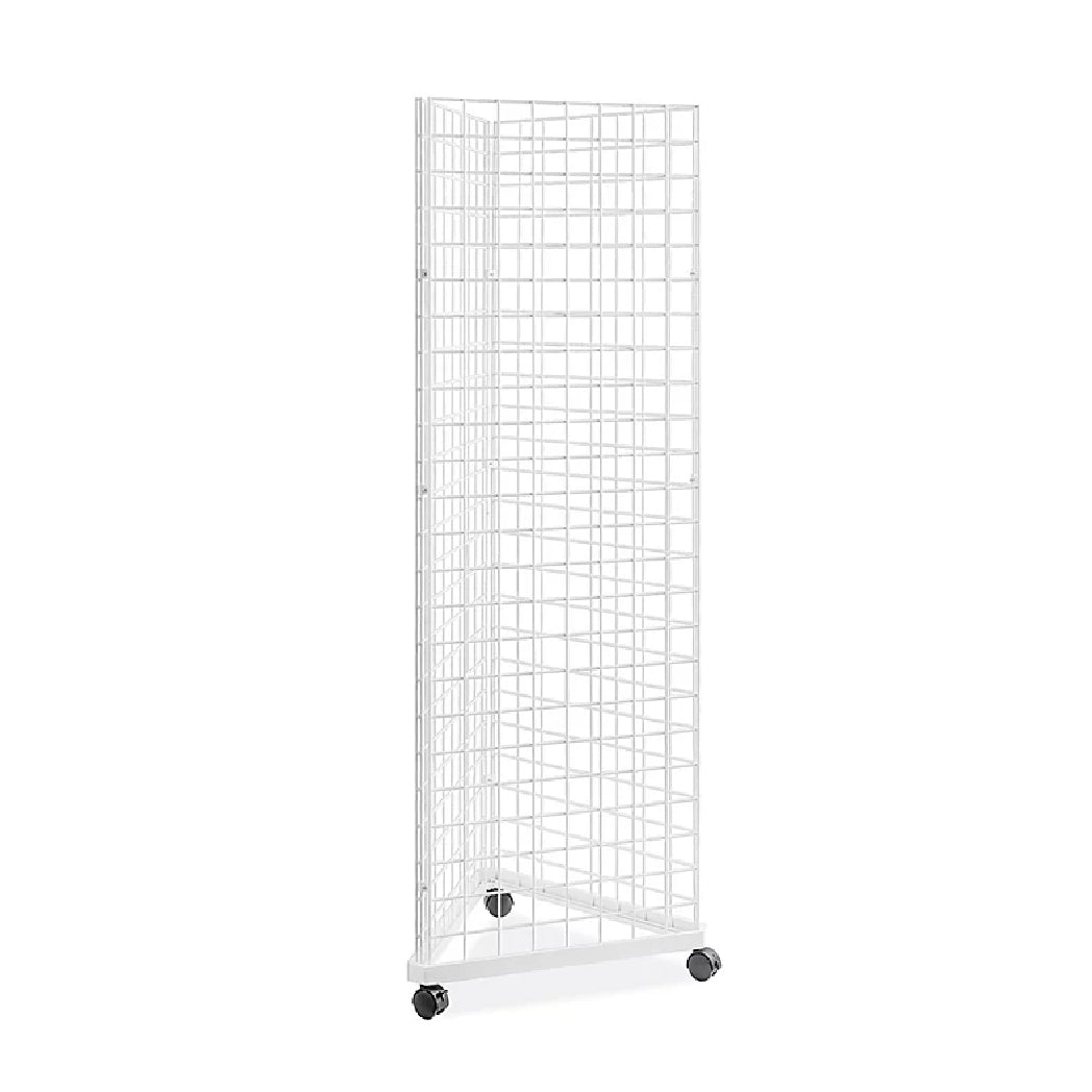 Shop Free-Standing Grid Wall Tower With Triangle Base | Now Displays
