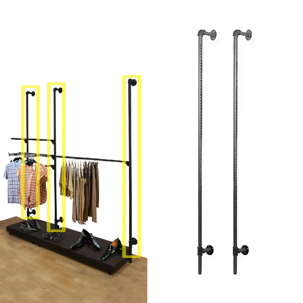 Wall Outriggers - Pipe Rack- Raw | Now Displays