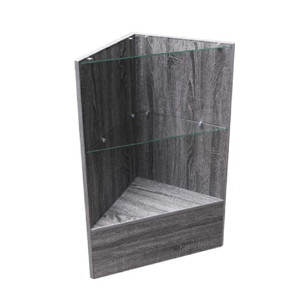 Rustic Gray Triangle Corner Case – Now Displays