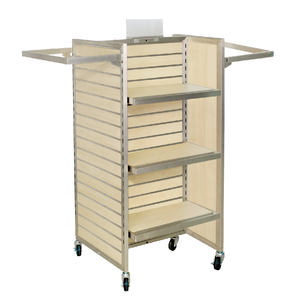 Shop H-Rack Merchandiser; 3 Panels | Now Displays