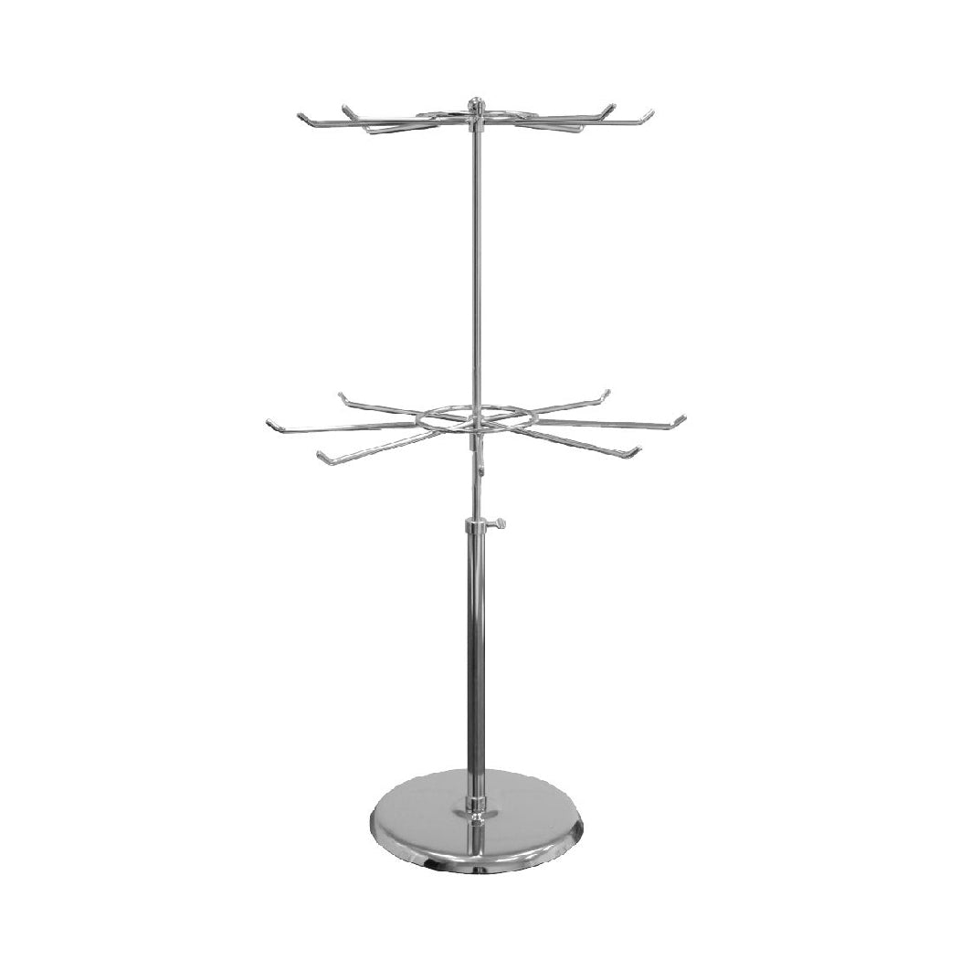 Tabletop Rotating Rack Shop 2 Tier Rotating Countertop Rack | Now Displays