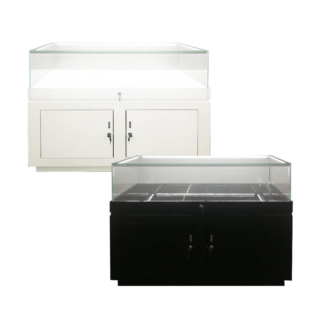 Jewelry Frameless Glass Display Case